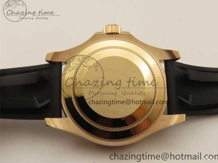 Black on 126655 Black 1:1 Bezel VS3235 Yacht-Master Edition Best Rubber Strap Ceramic RG 3EF 0415